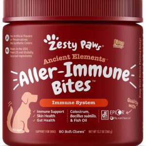 Zesty Paws Allergy Immune Supplement for Dogs