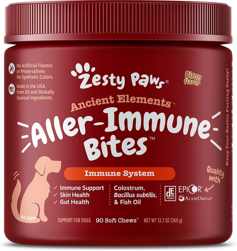 Zesty Paws Allergy Immune Supplement for Dogs