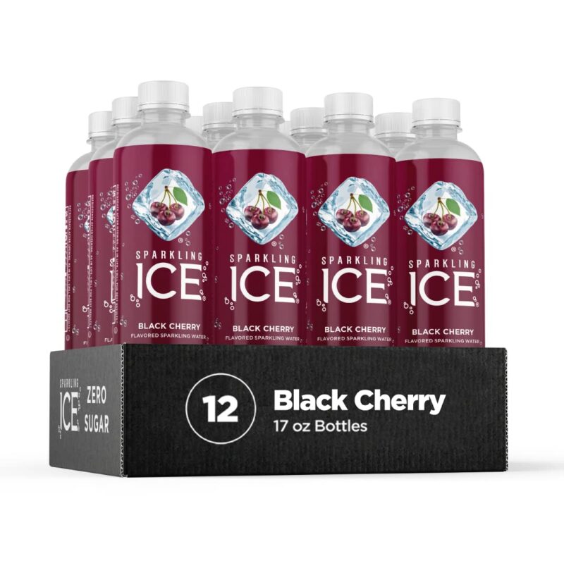 Sparkling Ice, Black Cherry Sparkling Water, Zero Sugar Flavored Water