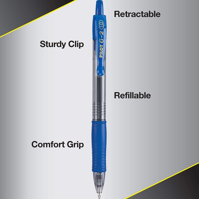 PILOT G2 Premium, Rolling Ball Gel Pen, Bold Point