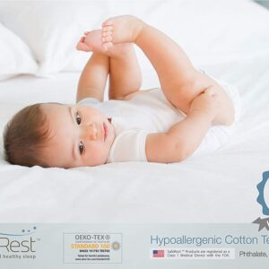 SafeRest Mattress Protector – Twin, Premium, Cotton, Waterproof Mattress Cover Protectors