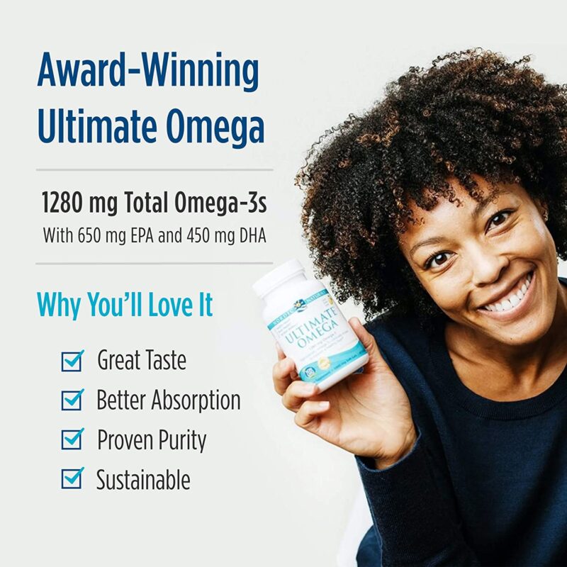 Nordic Naturals Ultimate Omega, Lemon Flavor