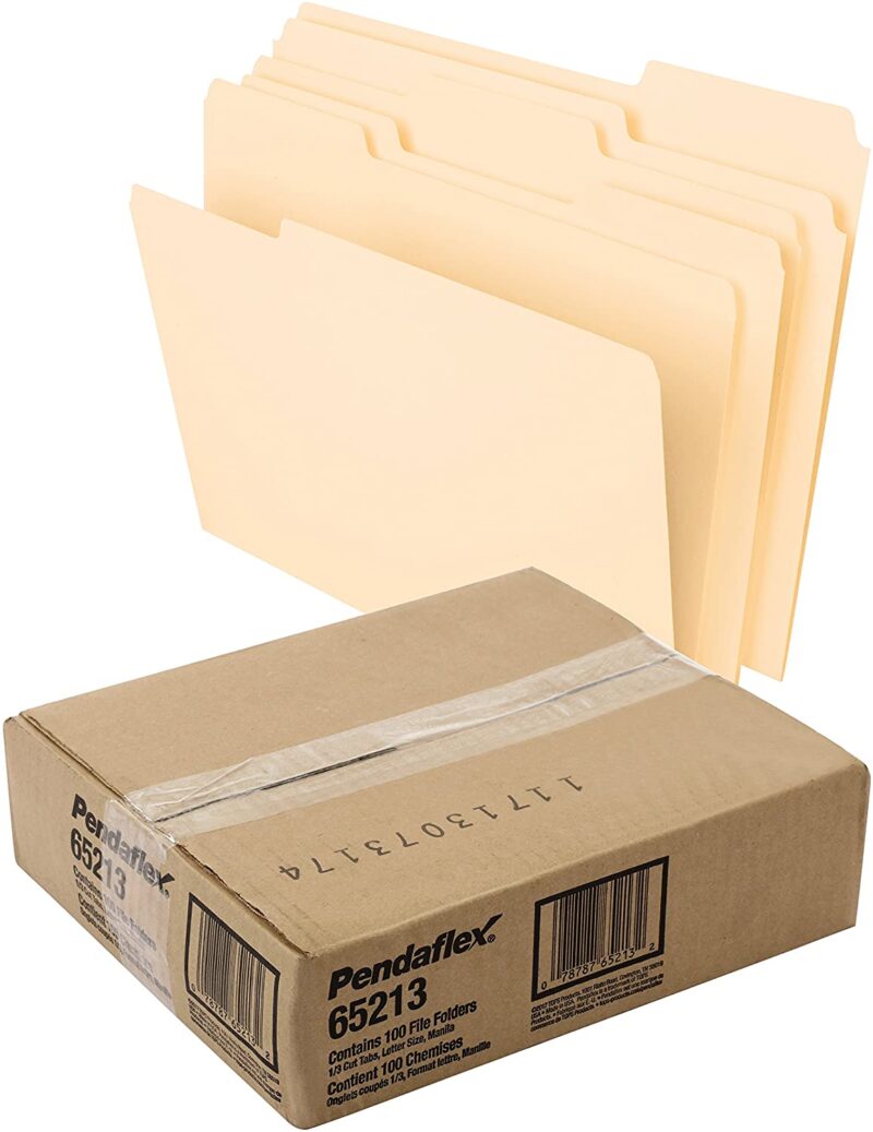 Pendaflex File Folders – Classic Manila