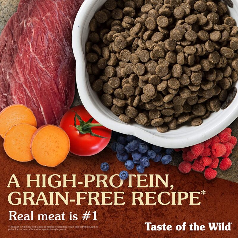 Taste of the Wild High Protein Real Meat Recipes Premium Dry Dog Food